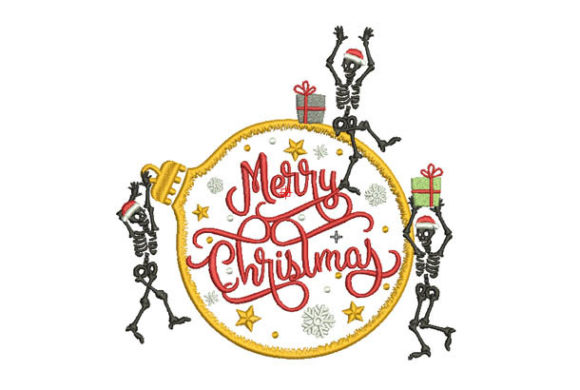 Christmas Skeleton Party Design