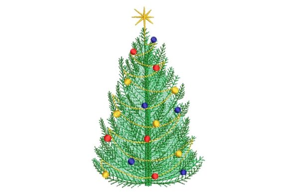 Christmas Tree with Toys Embroidery Review