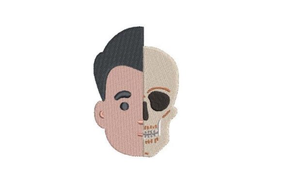 Face Morphing into a Skull