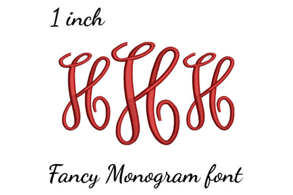 H Monogram Font Fancy