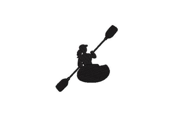 Kayaker Silhouette