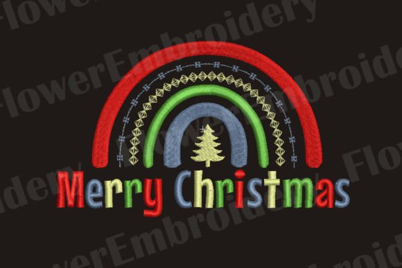 Merry Christmas Rainbow