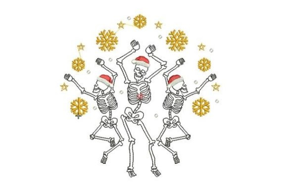 Merry Christmas Skeletons