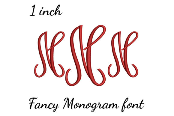 N Monogram Font Fancy