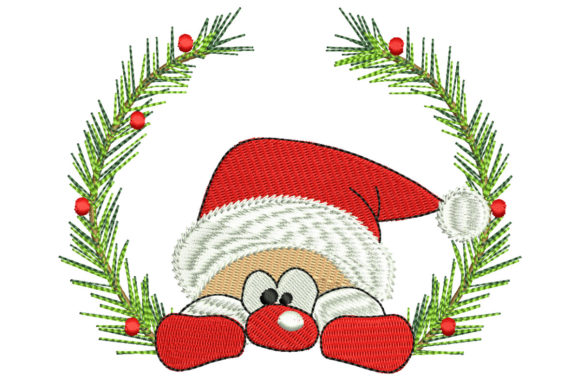 Santa Wreath