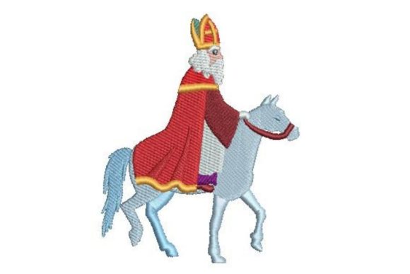 Sinterklaas on His Horse