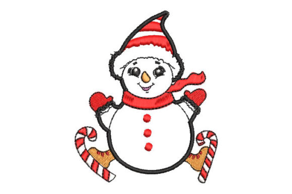Snowman with Sweets