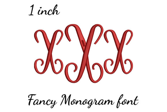 X Monogram Font Fancy
